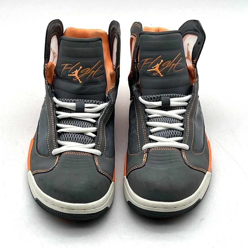 2013 Jordan‎ Flight Luminary Cool Gray Bright Citrus 551820-027 Men's Size 8